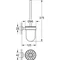 Туалетний йоржик у комплекті Grohe Essentials Cube New (40513001)