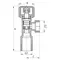 Кран для подключения сантехприборов Koer 1/2x3/4 (KR.510) (KR0145)
