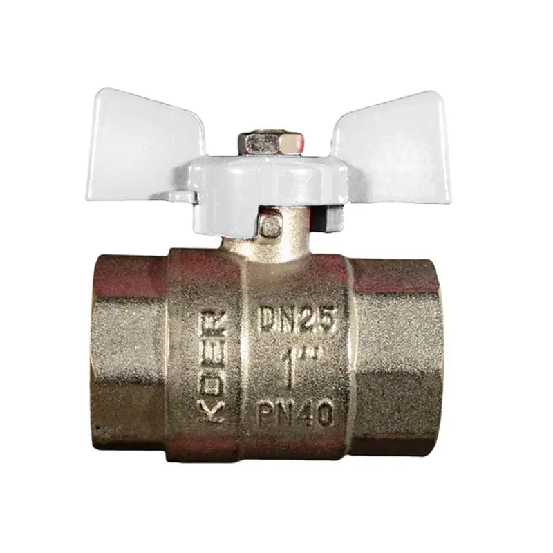 Кран шаровый Koer 1" ГГБ (KR.217.W) белый (KR0180) Кран шаровый Koer 1" ГГБ (KR.217.W) белый (KR0180)