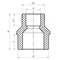 Муфта редукционная НB 25x20 PPR Koer K0056.PRO (KP0066)
