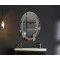 Зеркало Mixxus Plain MV02-50x70 (часы, LED-подсветка, антизапотевка) (MI6010)