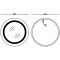 Зеркало Mixxus Plain MC02-60 (часы, LED-подсветка, антизапотевание) (MI6012)