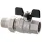 Кран с американкой Roho R105-075B - 3/4" прямой (RO0111)