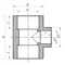 Тройник редукционный 75x40x75 PPR Koer K0220.PRO (KP2585)