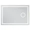 Зеркало Mixxus Premium QUADRO MR20-100x70 (LED Touch, Anti-fog, димер, линза) (MP6622)