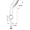Душевой набор с держателем, 3 режима струи Grohe New Tempesta Cosmopolitan (27584002)