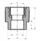 Муфта ВР 25x3/4F PPR Koer K0088.PRO (KP0106)