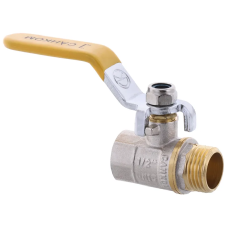 Кран шаровой СК 1/2" ГШВ YELLOW ART.607 (WP0100)