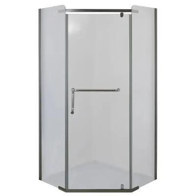 Душевая кабина с низким поддоном Mixxus LINES SCT01-90x90x198-TR GRAPHITE прозрачное стекло 6мм (MI