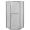 Душевая кабина с низким поддоном Mixxus LINES SCT01-90x90x198-TR GRAPHITE прозрачное стекло 6мм (MI