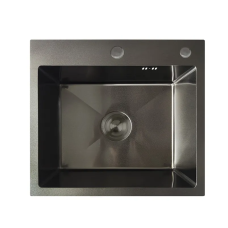 Мойка Mixxus MH5045 Nano-Black из нерж. стали (цвет графит) (MX1926)