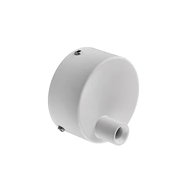 Чашка декоративная Mixxus TCC-01 WHITE (круглая) для маскировки кабеля (цвет белый) (MI6639)