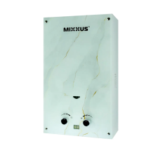 Газовая колонка MIXXUS GWH-0510 BASIC GLASS дымоходная 10 л/мин (панель из стекла с рисунком) (WH00