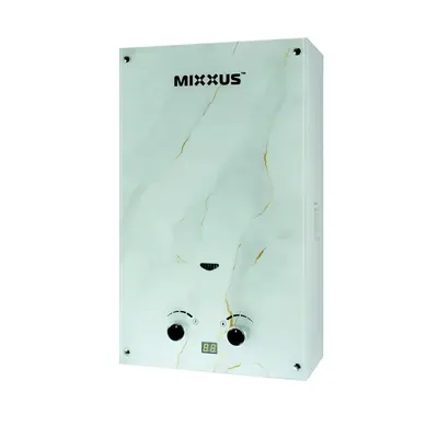 Газовая колонка MIXXUS GWH-0510 BASIC GLASS дымоходная 10 л/мин (панель из стекла с рисунком) (WH00 Газовая колонка MIXXUS GWH-0510 BASIC GLASS дымоходная 10 л/мин (панель из стекла с рисунком) (WH00