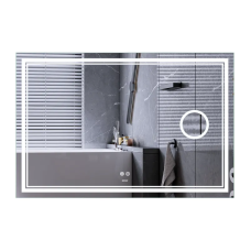 Зеркало Mixxus Premium QUADRO MR20-100x70 (LED Touch, Anti-fog, димер, линза) (MP6622)