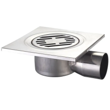 Душевой трап из нержавеющей стали SUS304 Mixxus Drain-04-15x15-90 (угловой отвод) (MI3420)