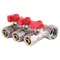 Коллектор с шаровыми кранами и фитингом Koer KR.1125-3 3/4”x3 ways (KR2836)