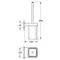Туалетний йоржик у комплекті Grohe Selection Cube (40857000) Туалетний йоржик у комплекті Grohe Selection Cube (40857000)
