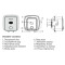 Водонагреватель "Над мойкой" Mixxus EWH-0515 Small Over накопитель. 15 л, мокр.тен 1,5 kW (WH0004)