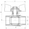 Кран шаровый Waterpro 3/4" ГШБ (WP2904)