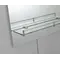 Зеркало настенное Zerix LAGUNA MRZ03-450x600x110 прямоугольное с дугообразным верхом и полкой (ZX56