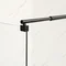 Душевая перегородка Mixxus Premium FLAT SP02-140x200-TR Black Walk-In прозрачное стекло 8мм (MI6858