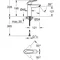 Смеситель для раковины M-размера Grohe Eurosmart New (23324003)