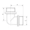 Угол 1/2'' НН (хром) Koer KF.L06M.CHR (KF0130) Угол 1/2'' НН (хром) Koer KF.L06M.CHR (KF0130)