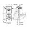 Установочная система с подвесным унитазом 4-в-1 Grohe Solido Compact (39400000)