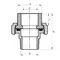 Сгон-американка НР 63x2M PPR Koer K0140.PRO (KP0176) Сгон-американка НР 63x2M PPR Koer K0140.PRO (KP0176)