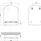 Зеркало настенное Zerix MIRRA MRZ02-450x600x105 прямоугольное с дугообразным верхом, фигурными бока