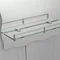 Зеркало настенное Zerix MIRRA MRZ02-450x600x105 прямоугольное с дугообразным верхом, фигурными бока