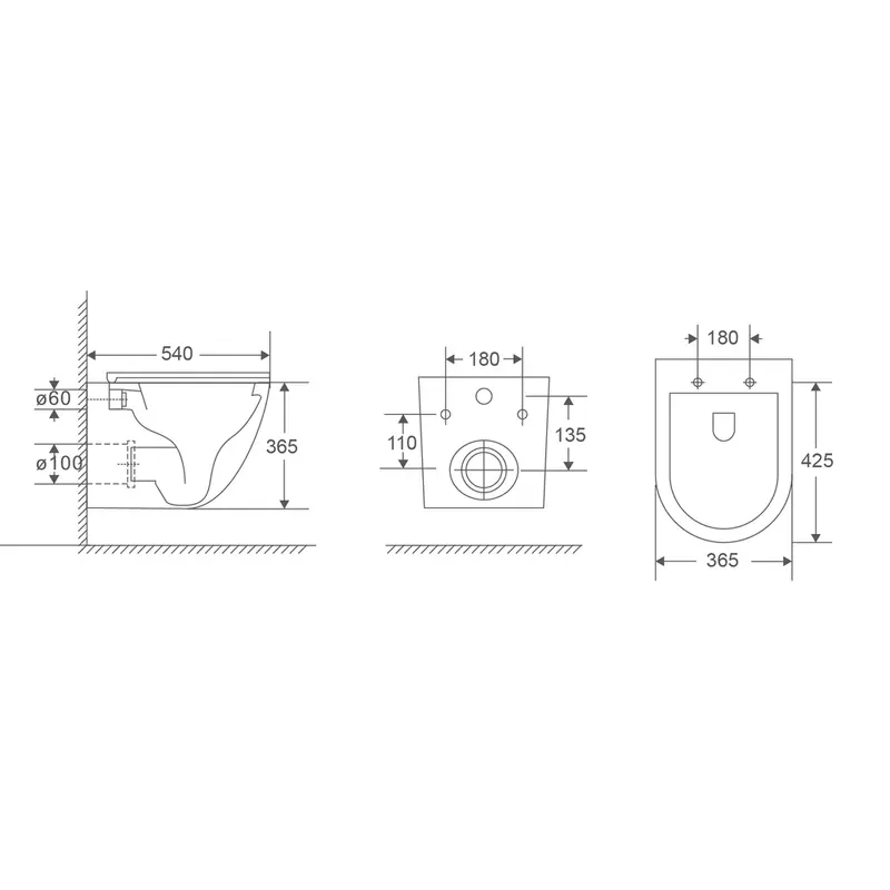 Унитаз подвесной Mixxus Premium Ellipse-0304-R 540x360x360mm, система смыва Rimless (MP6466) Унитаз подвесной Mixxus Premium Ellipse-0304-R 540x360x360mm, система смыва Rimless (MP6466)