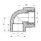 Угол ВР 25x3/4F PPR Koer K0115.PRO (KP0137)