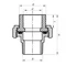 Сгон-американка НР 32x1M PPR Koer K0137.PRO (KP0173)