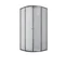 Душевая кабина с низким поддоном Mixxus PLAIN SCT02-90x90x195-TR GRAPHITE прозрачное стекло 4мм (MI