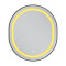 Зеркало Mixxus Premium ELLIPSE MV05-80x70-REVERSE BLACK (LED Touch, Anti-fog, димер (3-6kK))(MP6646