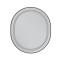 Зеркало Mixxus Premium ELLIPSE MV05-80x70-REVERSE BLACK (LED Touch, Anti-fog, димер (3-6kK))(MP6646