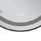 Зеркало Mixxus Premium ELLIPSE MV05-80x70-REVERSE BLACK (LED Touch, Anti-fog, димер (3-6kK))(MP6646