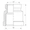 Муфта редукционная 1-1/2"x2" Koer KF.C1620 (KF0027) Муфта редукционная 1-1/2"x2" Koer KF.C1620 (KF0027)