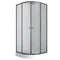 Душевая кабина с низким поддоном Mixxus PLAIN SCT02-90x90x195-TR GRAPHITE прозрачное стекло 4мм (MI
