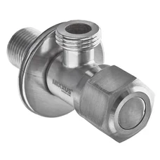 Кран для подключения сантехприборов Mixxus VAL-06-1/2x1/2 из нержавеющей стали SUS304 (MI6809)