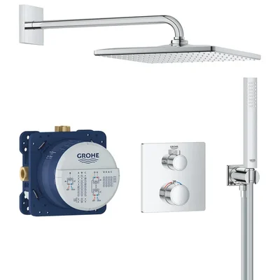 Душевая система скрытого монтажа с термостатом Grohe Grohtherm (34870000)