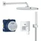 Скрытая душевая система Grohe Eurocube Tempesta 250 Cube (25289000)