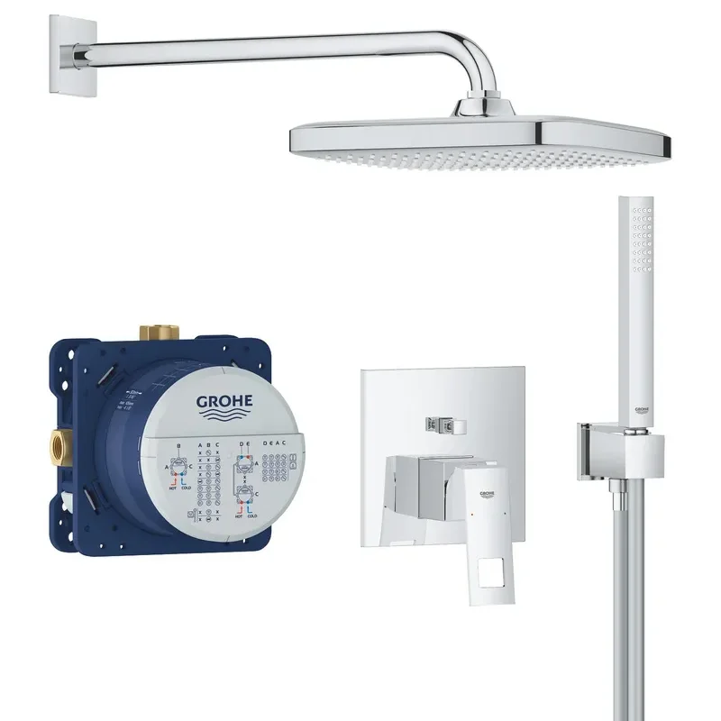 Скрытая душевая система Grohe Eurocube Tempesta 250 Cube (25289000)