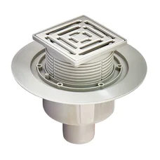 Душевой трап из нержавеющей стали SUS304 Koer FD14-100x100-180 (прямой отвод) (AC0662)
