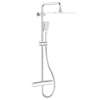 Душевая колонна с термостатическим смесителем Koer KB-53011-01 (Цвет хром) (KR4722)