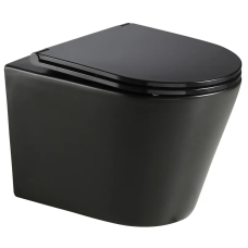 Подвесной унитаз Mixxus Premium BEVEL-0301-T3 BLACK 515х355х365mm, система смыва TORNADO 3.0 (MP659
