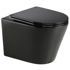 Подвесной унитаз Mixxus Premium BEVEL-0301-T3 BLACK 515х355х365mm, система смыва TORNADO 3.0 (MP659