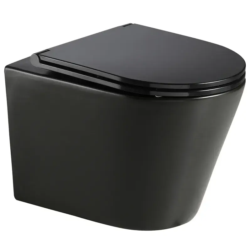 Подвесной унитаз Mixxus Premium BEVEL-0301-T3 BLACK 515х355х365mm, система смыва TORNADO 3.0 (MP659 Подвесной унитаз Mixxus Premium BEVEL-0301-T3 BLACK 515х355х365mm, система смыва TORNADO 3.0 (MP659